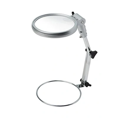 Afbeelding van Bresser Vergrootglas 2x 4x Met LED verlichting Diameter 120 mm