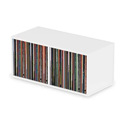 Afbeelding van WHITE 55 RECORD BOX