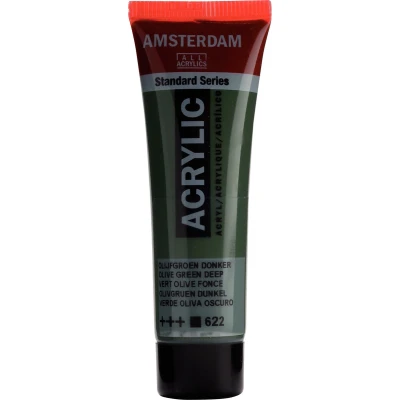 Afbeelding van Acrylverf 622 Olijfgroen Donker Amsterdam 20 ml