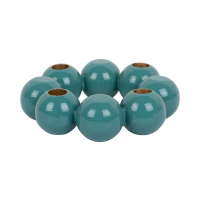 Afbeelding van Present Time Kandelaar Bubbles Rond Turquoise blue