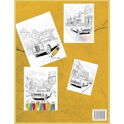 Afbeelding van Classic Cars Coloring Book