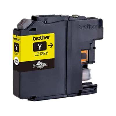 Afbeelding van Brother LC 12EY Inktcartridge Geel