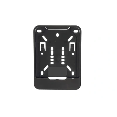 Afbeelding van 1 x kentekenplaathouder zwart voor verzekeringskentekenplaathouder 135 110 mm (voor bromfiets, scooter, S Pedelec, e bike, L fiets, lichte fiets)