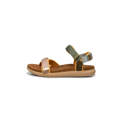 Afbeelding van Woden LINE LITE Outdoorsandalen, Dames, Maat: 39, Algae multi Textiel