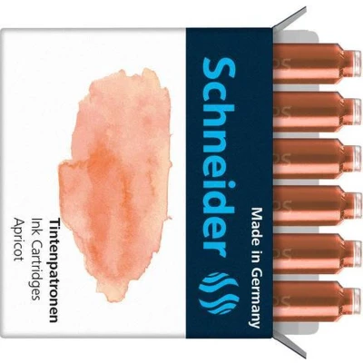 Afbeelding van Schneider inktpatronen pastel Abrikoos doos 6 stuks S 166116