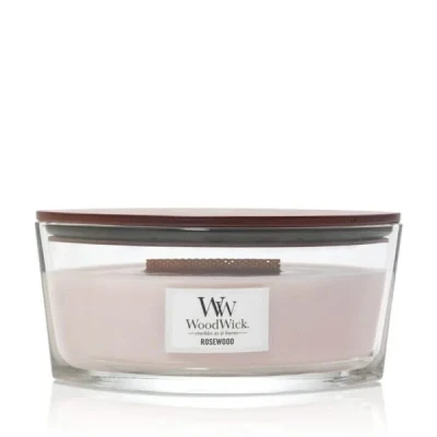 Afbeelding van WW Rosewood Ellipse Candle WoodWick