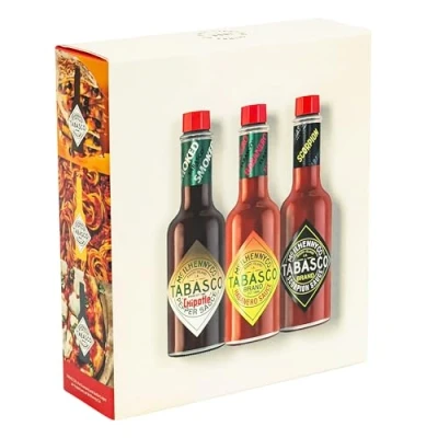 Afbeelding van TABASCO Brand Gift Set: 3 x 60ml Chipotle Sauce Habanero Scorpion Pepper