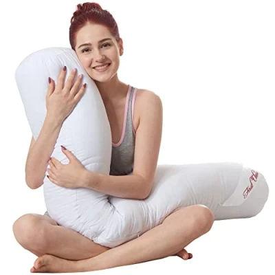 Image de CelinaTex First Class Rouleau pour dormeur latéral Ø20 x 145 cm Oreiller en Microfibres Fibres Creuses