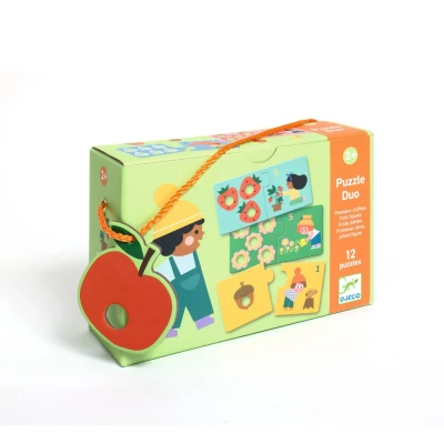 Afbeelding van Djeco puzzel duo eerste cijfers 12x2st