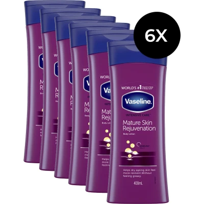 Afbeelding van Vaseline Intensive Care 400 ml Body Lotion Mature Skin Rejuvenation (6 stuks)