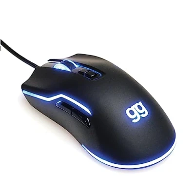 Image de iggual OPAL Souris RGB, 7200 DPI, jeu droitiers et gauchers optique 7 boutons filaire USB noir