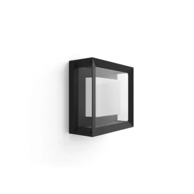 Afbeelding van Philips Hue Econic muurlamp White and Color Zwart modern