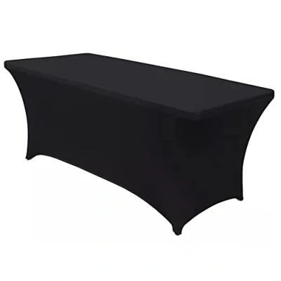 Image de Nappe flexible, couverture de table GreenBlue GB372 180x75x75cm, spandex, couleur noir