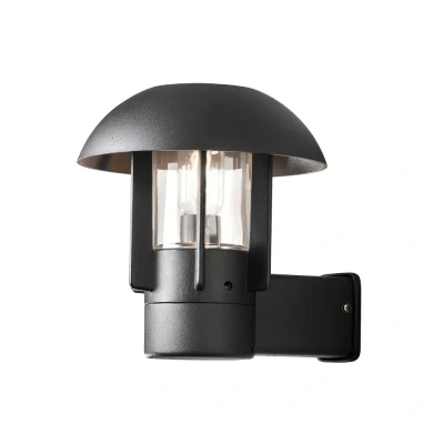 Afbeelding van Konstsmide Heimdal 404 750 Buitenlamp (wand) Spaarlamp, LED E27 60 W Zwart