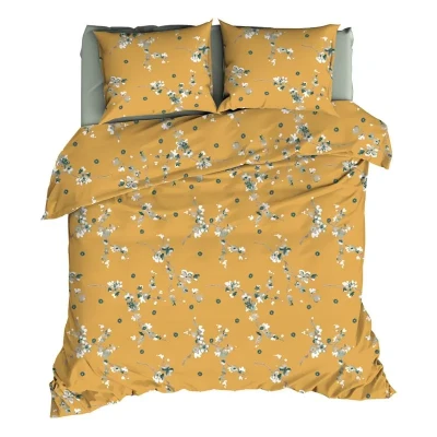 Afbeelding van Romanette Geisha Dekbedovertrek Lits jumeaux 240x200/220 cm Oker