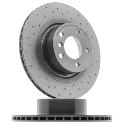 Afbeelding van BREMBO 09.B569.1X Remschijf 330 20 5 geperforeerd/interne ventilatie Gecoat High carbon Met schroeven BMW: X3, X4, TOYOTA: Prius II Liftback