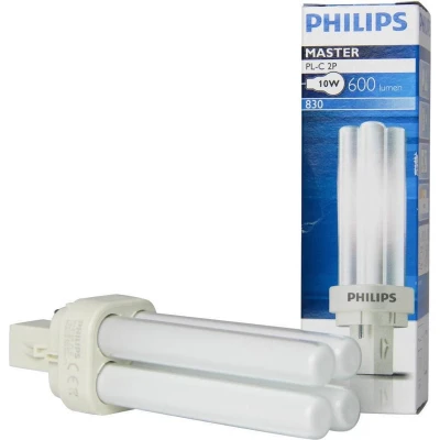 Afbeelding van Philips MASTER PL C 2P 10W 830 Warm Wit
