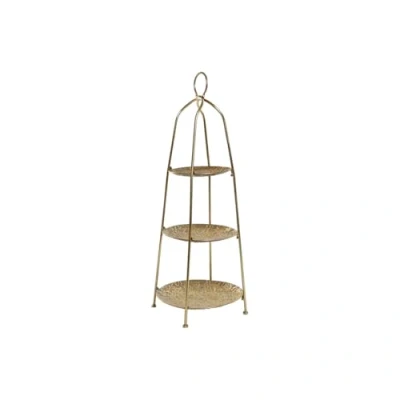 Afbeelding van Fruitschaal Home ESPRIT Gouden Metaal 39 x 86 cm