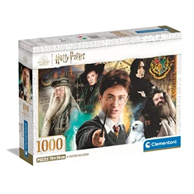 Afbeelding van Clementoni Puzzel 1000 Stukjes High Quality Collection Harry Potter, Voor Volwassenen en Kinderen, 14 99 jaar, 39787 COMPACT BOX