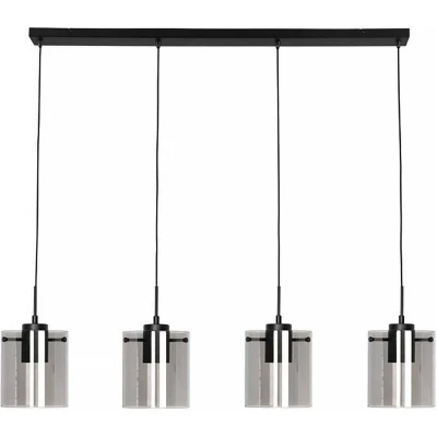 Afbeelding van Freelight Hanglamp Interno 4 lichts L 120 cm zwart
