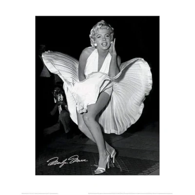Afbeelding van Pyramid Poster Marilyn Monroe Seven Year Itch 80 X 60 Cm Multicolor