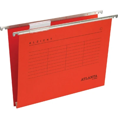 Afbeelding van Hangmap Alzicht folio frontaal U bodem rood