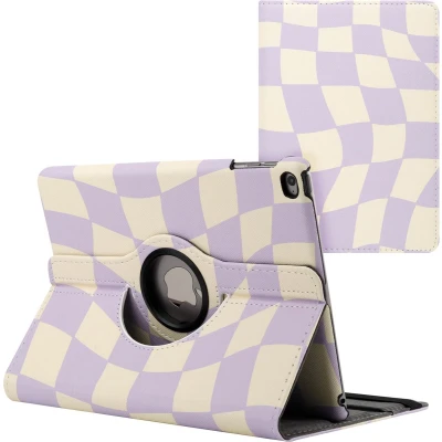 Afbeelding van iMoshion Tablet Hoes Geschikt voor iPad 5 (2017) 9.7 inch / 6 (2018) 360 Draaibare Design Bookcase 2.0 Meerkleurig /Dancing Cubes