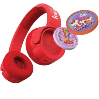 Afbeelding van Kekz Starter Set Premium On Ear headset Kinderen Blauw Volumebegrenzing