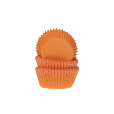 Afbeelding van Cupcake Cups HoM MINI Oranje 35x23mm. 60st.