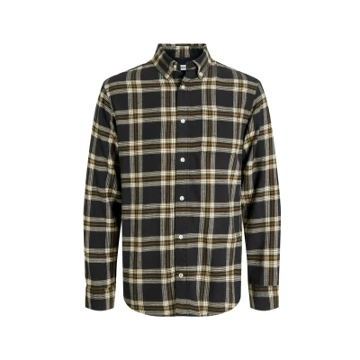 Afbeelding van Jack &amp; Jones Overhemd, Heren, Maat: 2XL, Black