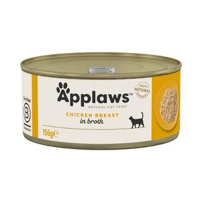 Afbeelding van 24x156g Applaws Kippenborst Voordeelpakket Kattenvoer