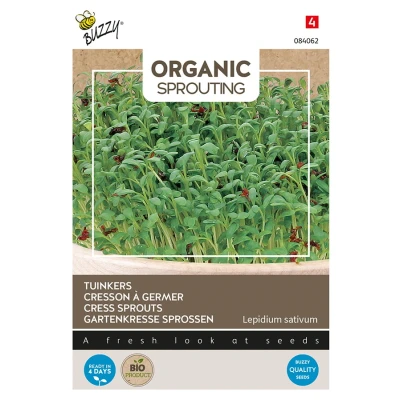 Afbeelding van Buzzy Organic Spruitgroente Tuinkers (BIO)