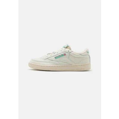 Afbeelding van Reebok Classic CLUB C 85 Vintage Unisex Sneakers laag, Maat: 34, Chalk/paperwhite/glen green Leer en textiel
