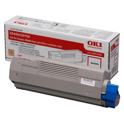 Afbeelding van OKI 43872306 Toner Magenta