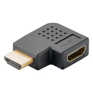 Afbeelding van HDMI adapter Goobay Horizontaal (8K@60Hz, 90, Verguld)