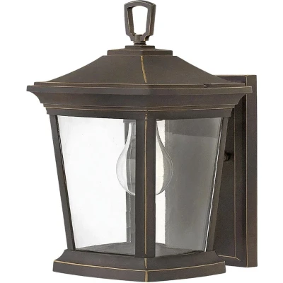 Afbeelding van Hinkley LED Wand Buitenlamp Bromley 1X E27 Max 60W IP44 Dimbaar Oil Rubbed Bronze