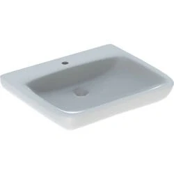 Afbeelding van Geberit 300 Comfort rolstoelwastafel wit (65 x 55 cm) 1 kraangat,