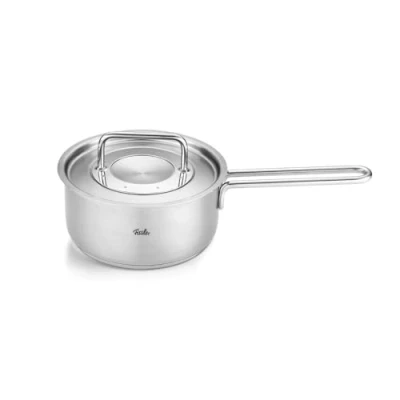 Afbeelding van Fissler Pure Collection steelpan met metalen deksel, 16 cm