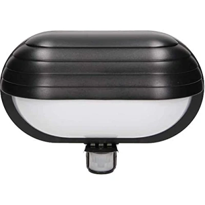 Afbeelding van Buitenlamp met bewegingssensor MUSAM Tuinverlichting 180 Wandlamp buiten Buitenverlichting IP44 Muurlamp 230 Volt voor max. 60 Watt Zwart