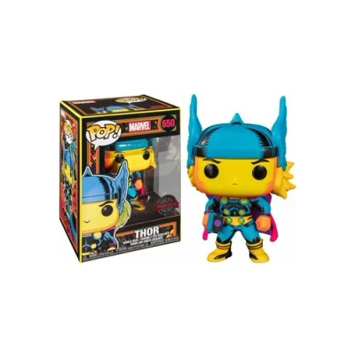 Image de Figurine Funko Pop Marvel Black Light Thor Avant première Fnac