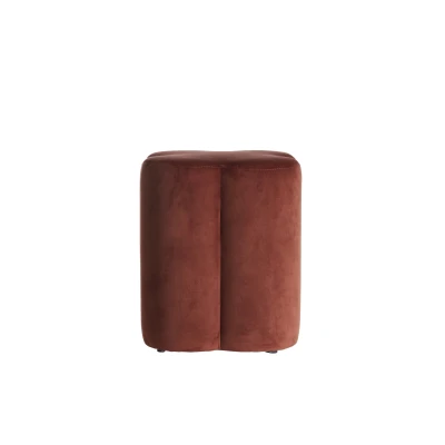 Afbeelding van Light &amp; Living Poef NALANI Ø38x45cm Rood