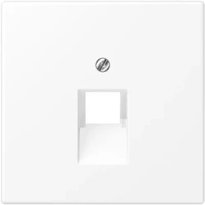 Afbeelding van JUNG LS990 afdekplaat 1xRJ45/RJ11 sneeuwwit mat LS969 1UAWWM