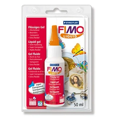 Afbeelding van Staedtler FIMO Liquid, transparante vloeibare gel voor pasta, kleef en voegtechnieken, 50 ml fles, 8050 00 BK