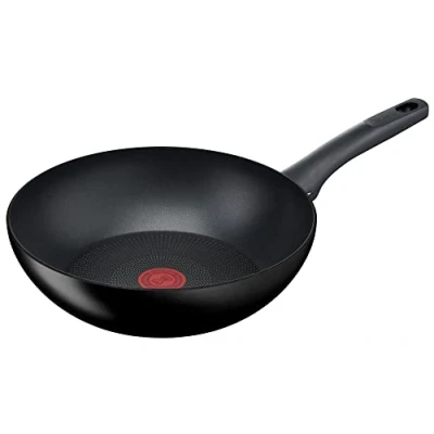 Afbeelding van Tefal G28819 Hard Titanium On Wokpan, 28 cm, aluminium, veilige antiaanbaklaag, temperatuurweergave, geschikt voor alle warmtebronnen, inductie