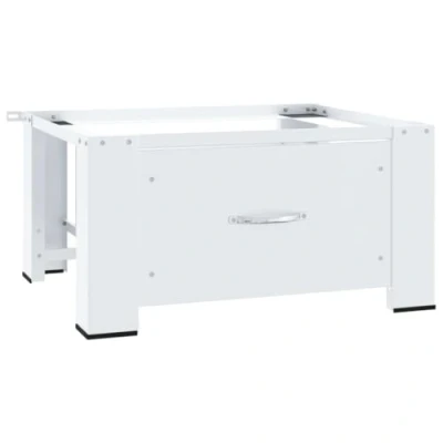 Afbeelding van Wasmachineverhoger met lade wit