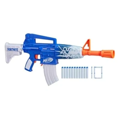 Image de Nerf Fortnite blaster à fléchettes Blue Shock
