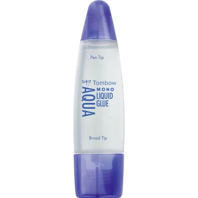 Afbeelding van Tombow Liquid glue Aqua 50 ml met 2 tips blister 19 PT WTC