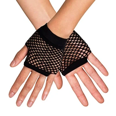 Afbeelding van Boland Handschoenen pols New York Zwart Volwassenen Unisex Biker Punk en Aso 80&#039;s &amp; 90&#039;s Disco