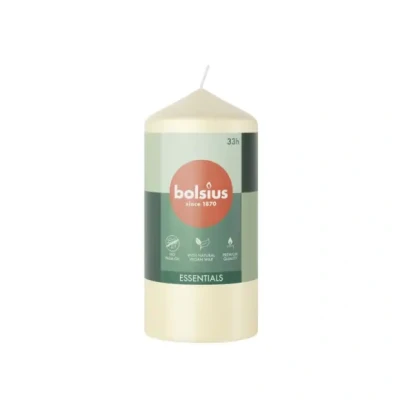 Afbeelding van Bolsius Essentials Stompkaars 120/58 Soft Pearl