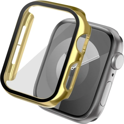 Afbeelding van imoshion Full Cover Shiny Hardcase voor de Apple Watch Series 4 / 5 6 SE 40 mm Goud